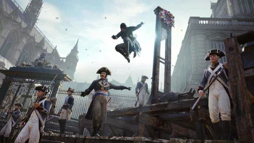 Assassins Creed Unity PlayStation 4 Játék, Akció, Parkour, Új Harcrendszer, Lopakodás, Stealth Mód, Tömeg Manipuláció, 18+
