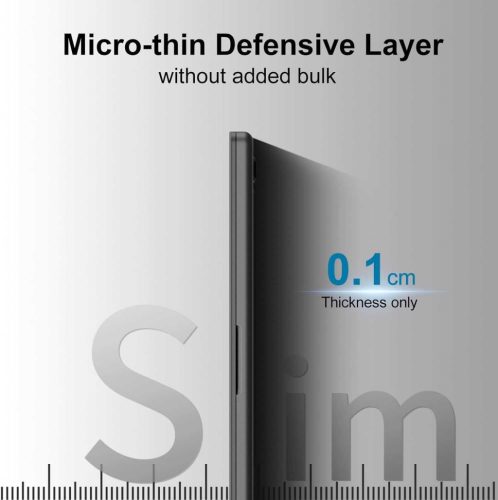 NPUOLS PP Tok MacBook Air 35cm 2025 2024 2022 M4000 L M2 A3240 A3113 A2681, Puha Matt Kék, Félátlátszó, Csúszásgátló Talp, 0,1 cm Vékony, 150 g