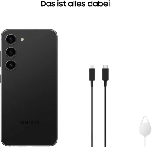 Samsung Galaxy S23 Enterprise Edition Okostelefon, Android 13, 8 GB RAM, 128 GB, Exynos 2200, 5G, AMOLED, 120 Hz, Dual Kamera, USB-C, Wi-Fi, Bluetooth, GPS, Fekete