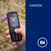 Panasonic KX-TF400EXB Nyomógombos Mobiltelefon, 4G LTE, 32 GB, LCD Kijelző, VoLTE, USB-C, Bluetooth, LED Zseblámpa, 3,5 Mm Jack, Fekete
