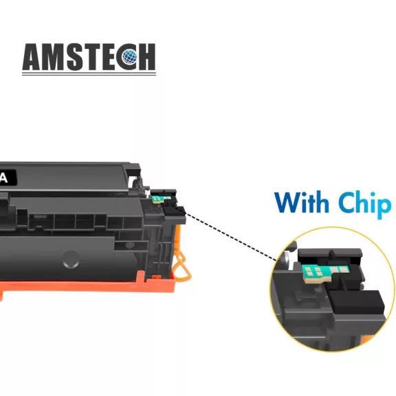 Amstech Toner Kazetta Szett, HP 203X 203A CF540X CF541X CF542X CF543X Kompatibilis, 4 Darab, Fekete Cian Sárga Magenta, XXL, A4, 3200 Oldal Fekete, 2500 Oldal Színes Amstech Toner Kazetta Szett, HP 203X 203A CF540X CF541X CF542X CF543X Kompatibilis, 4 Darab, Fekete Cian Sárga Magenta, XXL, A4, 3200 Oldal Fekete, 2500 Oldal Színes