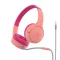 Belkin SoundForm Mini Vezetékes Gyerek Fejhallgató, Rózsaszín 85 dB Hangerőkorlát, Mikrofon, 3,5 mm Jack, USB-C, Rózsaszín