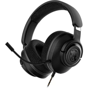   AKUMA Seinen H04 Vezetékes Gaming Fejhallgató, 50mm Sztereó Hangszóró, Zajcsökkentő Mikrofon, 3,5mm Jack, Fekete