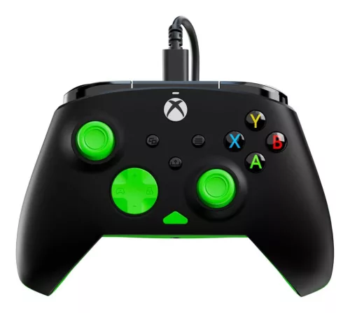 Turtle Beach Rematch Core Vezetékes Gamepad, Xbox Series X S, Xbox One, PC, USB-C, 2,5 m Kábel, D-Pad, Kettős Rezgőmotor, Fekete Zöld