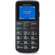 Panasonic KX-TU110EX Mobiltelefon, 4,6 Cm Színes Kijelző, Nucleus OS, 2G, Dual SIM, SOS Gomb, LED Zseblámpa, Bluetooth, USB, Fekete
