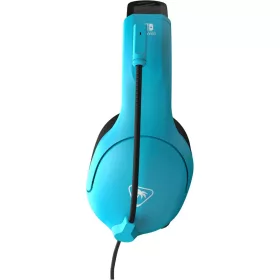   Turtle Beach Airlite Fit Over Ear Gaming Fejhallgató, Vezetékes, 40 mm Hangszóró, Kétirányú Mikrofon, Flip-To-Mute, 3,5 mm Jack, 35 Ω, Nintendo Switch, Fekete-Kék
