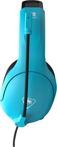 Turtle Beach Airlite Fit Over Ear Gaming Fejhallgató, Vezetékes, 40 mm Hangszóró, Kétirányú Mikrofon, Flip-To-Mute, 3,5 mm Jack, 35 Ω, Nintendo Switch, Fekete-Kék