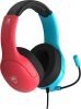 Turtle Beach Airlite Fit Over Ear Gaming Fejhallgató, Vezetékes, 40 mm Hangszóró, Kétirányú Mikrofon, Flip-To-Mute, 3,5 mm Jack, 35 Ω, Nintendo Switch, Fekete-Kék
