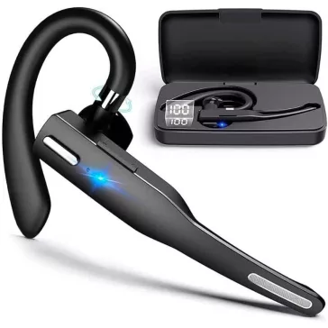   NK NK-FA32004 Bluetooth Fülhallgató, Vezeték Nélküli, In Ear, 60 mAh Akkumulátor, 6-8 Óra Üzemidő, 90 Perc Töltés, Mikrofon, Fekete