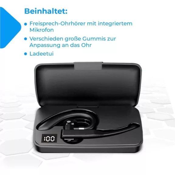 NK NK-FA32004 Bluetooth Fülhallgató, Vezeték Nélküli, In Ear, 60 mAh Akkumulátor, 6-8 Óra Üzemidő, 90 Perc Töltés, Mikrofon, Fekete NK NK-FA32004 Bluetooth Fülhallgató, Vezeték Nélküli, In Ear, 60 mAh Akkumulátor, 6-8 Óra Üzemidő, 90 Perc Töltés, Mikrofon, Fekete