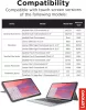 Lenovo USI Pen 2 Aktív Toll, Aluminium Ház, Chromebook Kompatibilis, AAAA Alkáli Elem, 1 Év Készenléti Idő, Szürke