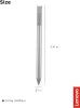 Lenovo USI Pen 2 Aktív Toll, Aluminium Ház, Chromebook Kompatibilis, AAAA Alkáli Elem, 1 Év Készenléti Idő, Szürke