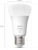 Philips Hue White E27 LED izzó, 9 W, 806 lm, Meleg Fehér, Dimmelhető, Smart Light, Voice Control, App Control, Energy Star, Műanyag
