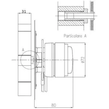   Fandis VFC2C23 Füstelszívó Ventilátor ECOFIT 2RECA3 Motorral, Pelletkályha, 140/170 m³/h, 2700/3015 1/min, 23/27 W, Hall Szenzor, 150 mm Lapát, 31 mm Magasság