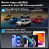 TERUNSOUl BY969N Carplay Wireless Adapter, Vezetékes CarPlay Átalakítás Vezeték Nélküli CarPlay, iPhone iOS 10+, USB Type A, USB Type C, Fekete