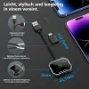 TERUNSOUl BY969N Carplay Wireless Adapter, Vezetékes CarPlay Átalakítás Vezeték Nélküli CarPlay, iPhone iOS 10+, USB Type A, USB Type C, Fekete