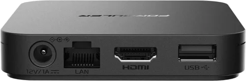 Formuler Z10 SE Android 10 TV Box, 2 GB RAM, 4 GB eMMC, 4K 60fps, HDR10, Ethernet 10/100, Single-Band 2,4 GHz Wireless, Netflix, Fekete