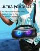 Tronsmart Bang SE Kültéri Bluetooth Hangszóró, 40 W, Sztereó, Bluetooth 5.3, 24 Óra Üzemidő, IPX6 Vízálló, LED Fény, Vállpánt