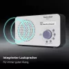 TechniSat Viola 2 Hordozható Rádió, DAB+, FM RDS, Internet Radio, LCD Kijelző, Automatikus Állomáskeresés, Elektronikus Hangerőszabályzás, Fejhallgató Kimenet, Fehér/Fekete