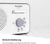 TechniSat Viola 2 Hordozható Rádió, DAB+, FM RDS, Internet Radio, LCD Kijelző, Automatikus Állomáskeresés, Elektronikus Hangerőszabályzás, Fejhallgató Kimenet, Fehér/Fekete