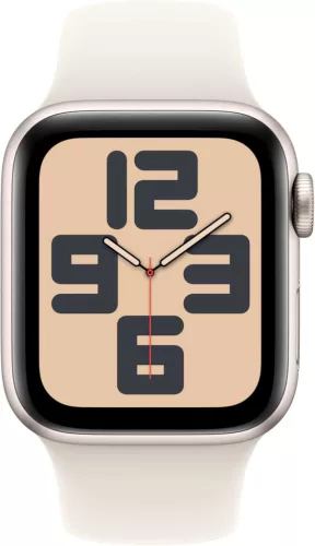 Apple Watch Sport Szíj, Fluoroelasztomer Anyag, Puha Bőrbarát, Innovatív Zár, 40 Mm, Polar Star, S/M