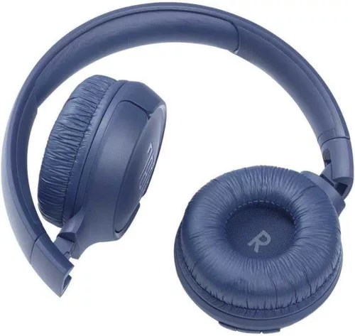 JBL Tune 510BT Bluetooth Fejhallgató, On Ear, Vezeték Nélküli, JBL Pure Bass Hangzás, 32 Ω, 94 dB, Passzív Zajszűrés, USB-C Töltés, 40 Óra Üzemidő, Kék
