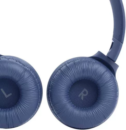 JBL Tune 510BT Bluetooth Fejhallgató, On Ear, Vezeték Nélküli, JBL Pure Bass Hangzás, 32 Ω, 94 dB, Passzív Zajszűrés, USB-C Töltés, 40 Óra Üzemidő, Kék
