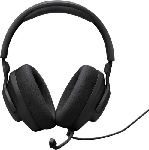 JBL Quantum 100M2 Vezetékes Gaming Fejhallgató, Over Ear, JBL QuantumSOUND, 32 Ω, 3,5 mm Jack, Levehető Mikrofon, Némítás, Fekete