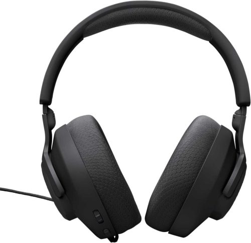 JBL Quantum 100M2 Vezetékes Gaming Fejhallgató, Over Ear, JBL QuantumSOUND, 32 Ω, 3,5 mm Jack, Levehető Mikrofon, Némítás, Fekete