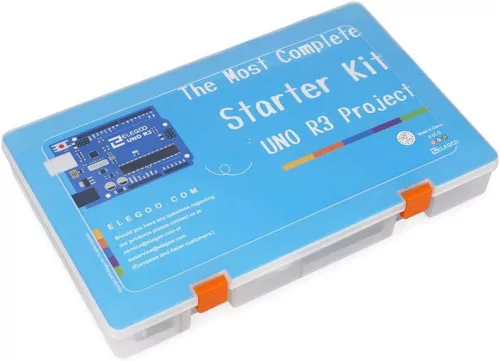 ELEGOO UNO R3 Teljes Kezdő Készlet 1.2GHz Cortex A8 Processzorral, 200+ Komponenssel