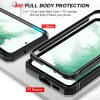LeYi Samsung Galaxy S23 5G Tok Csúsztatható Kamera Védőfedéllel és 360° Teljes Védelemmel