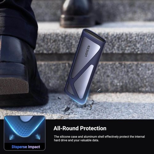 UGREEN M.2 NVMe SSD Ház, USB 3.2 GEN 2 10Gbps