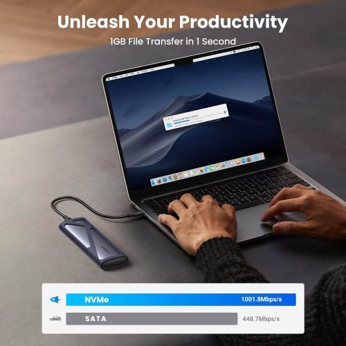 UGREEN M.2 NVMe SSD Ház, USB 3.2 GEN 2 10Gbps