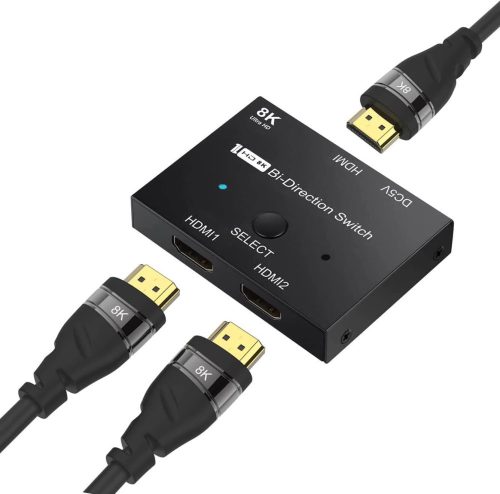 Cabledeconn HDMI 2.1 Ultra 8K HD Bi-Directional Switch