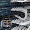 Folishine Cat 7 Ethernet Kábel 5M - Magas Sebességű, Lapos Internet Hálózati Patch Kábel (Fehér)
