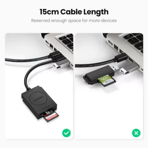 Ugreen 2-in-1 USB 3.0 SD/TF Kártyaolvasó