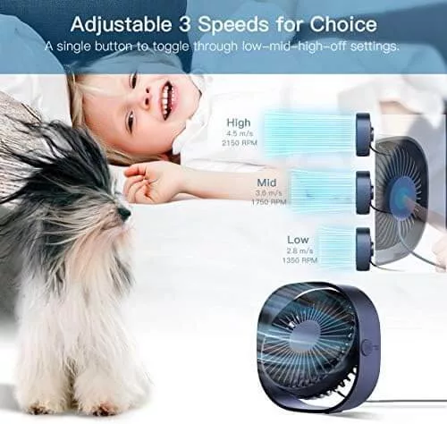 Fixget USB Asztali Ventilátor
