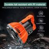 Karvipark X10 Hordozható Kemping Ventilátor LED Fénnyel, USB Töltésű (Narancssárga)