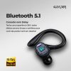 4Leader Slim Fit Gamer Bluetooth Fülhallgató (Fekete)
