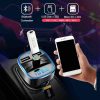  Cdrox T25 Autós FM Transzmitter Autós Töltő Bluetooth MP3 Lejátszó Intelligens Hangvezérlés 12-24 V
