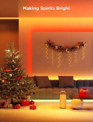 Govee RGB LED Szalag, 5 méter hosszú Bluetooth LED Világítás