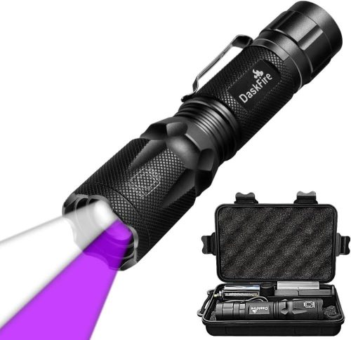 DaskFire 2 az 1-ben UV LED Lámpa (Fekete)