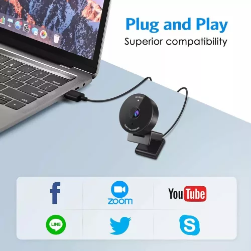 EMEET C950 Ultra Compact FHD Webkamera, 1080P
