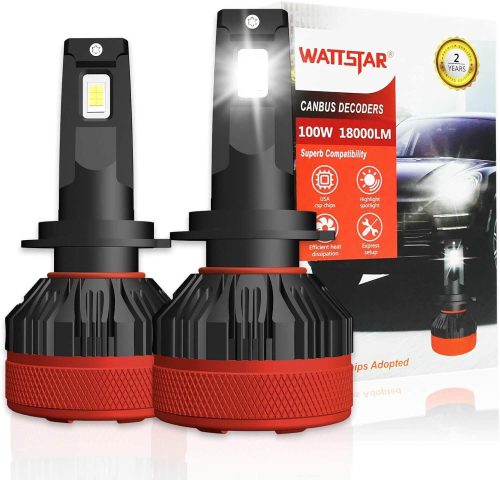 Wattstar H7 LED Fényszóró Izzók Canbus Dekóderrel