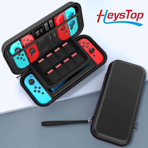 Heystop Nintendo Switch Hordozótok (Fekete) *Doboz Nélkül*