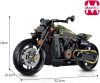 Narwhals 590 darabos Cyberpunk H-Night Rod Motorépítő Készlet 1:8 méretarány