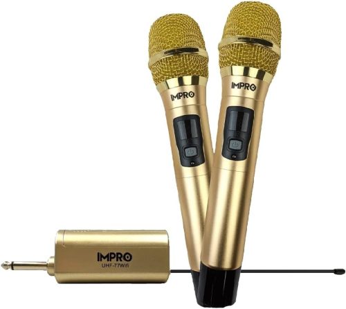 ImPro UHF-77Wifi Professzionális Arany Vezeték Nélküli Mikrofonrendszer