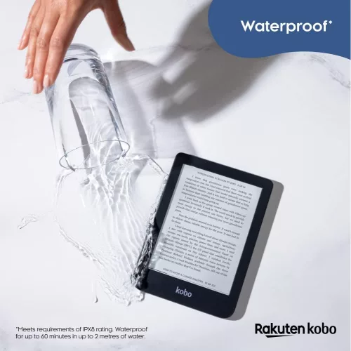 Kobo Clara 2E 6” HD eReader 16GB, Vízálló, Kék