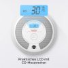 X-Sense SC07 10 Év Élettartamú Füst- és Szén-monoxid Érzékelő LCD Kijelzővel