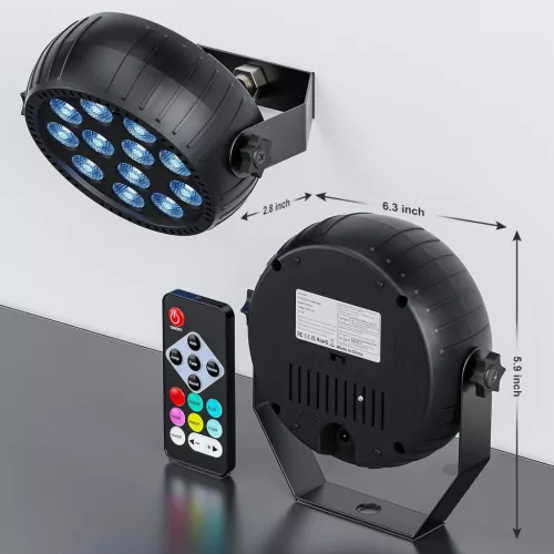 Hordozható Újratölthető RGB LED Színpadi Lámpa